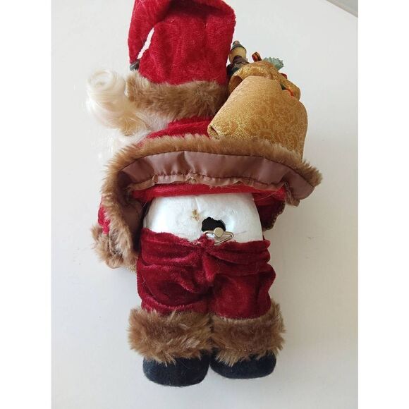 Santa Claus Figure Wind Up Music and Sways - Picture 5 of 6
